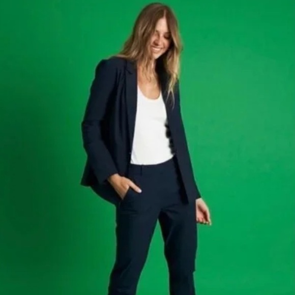 Kit and Ace Navy Blue Blazer | Size 8 /Medium - Picture 5 of 8